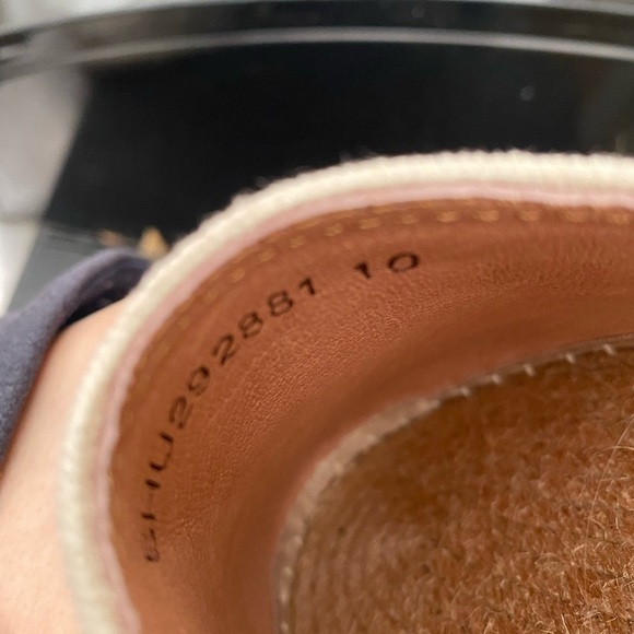 Women's Cream Espadrille Flats - Picture 7 of 7